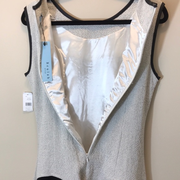 NWT Beulah Black&White Sleeveless Dress - Picture 7 of 8
